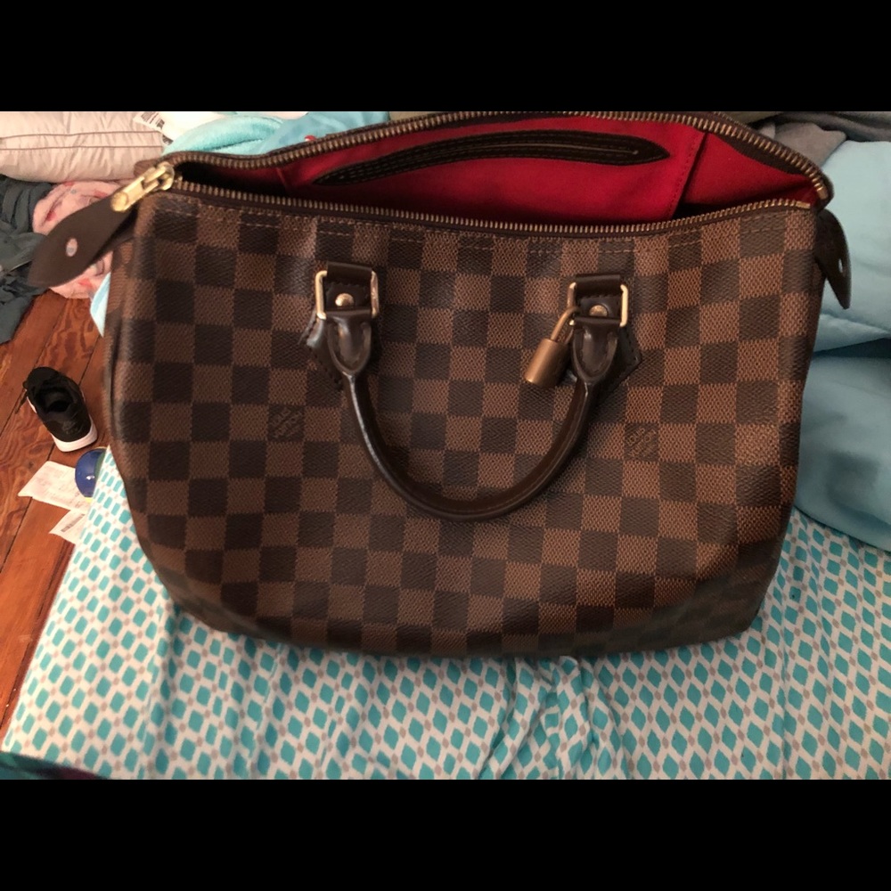 Louis Vuitton speedy 30 in Damien Ebene